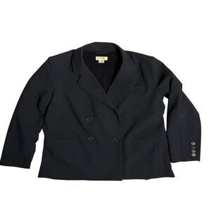 Maeve Anthropologie Slouchy Blazer Women's 6 Blue Casual Office Drapey Lagenlook